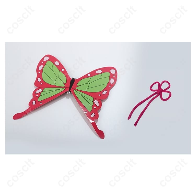 鬼滅の刃 栗花落カナヲ 隊服コスプレ 刺繍と上質生地で高再現・快適、イベント撮影に最適 - 7枚目の画像