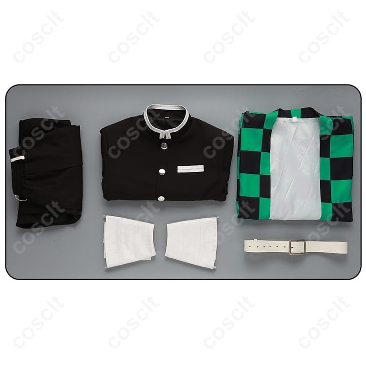 鬼滅の刃 竈門炭治郎 隊服コスプレ衣装｜刺繍入り羽織で高再現、イベントも快適 - 7枚目の画像