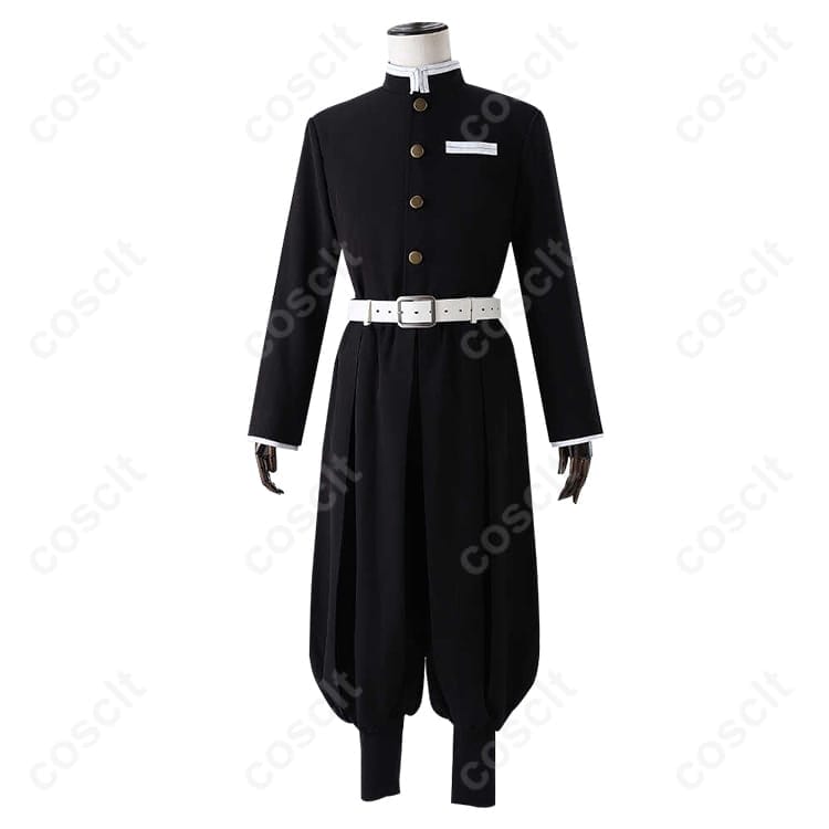 鬼滅の刃 冨岡義勇 隊服コスプレ｜刺繍羽織で高再現、快適設計でイベント＆撮影に最適 - 3枚目の画像