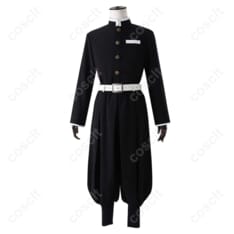 鬼滅の刃 冨岡義勇 隊服コスプレ｜刺繍羽織で高再現、快適設計でイベント＆撮影に最適 - 3枚目の画像（サムネイル）