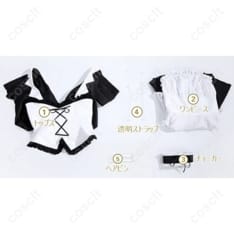 会長はメイド様! 鮎沢美咲 メイド・ラテ制服コスプレ 高再現で撮影映え、着脱も簡単 - 6枚目の画像（サムネイル）