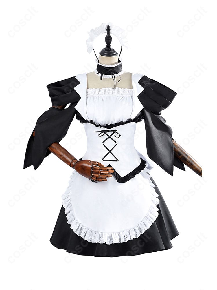 会長はメイド様! 鮎沢美咲のメイド服コスプレ衣装 正面全体