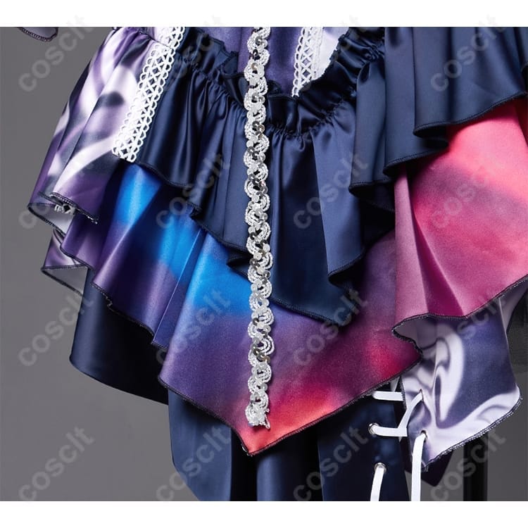 プロジェクトセカイ 朝比奈まふゆ turning purple 高再現で撮影映えする上品な衣装セット - 4枚目の画像