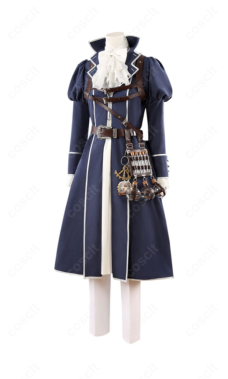 オベロン 英霊博装コスプレ 側面シルエット(コートのハリ感とライン)