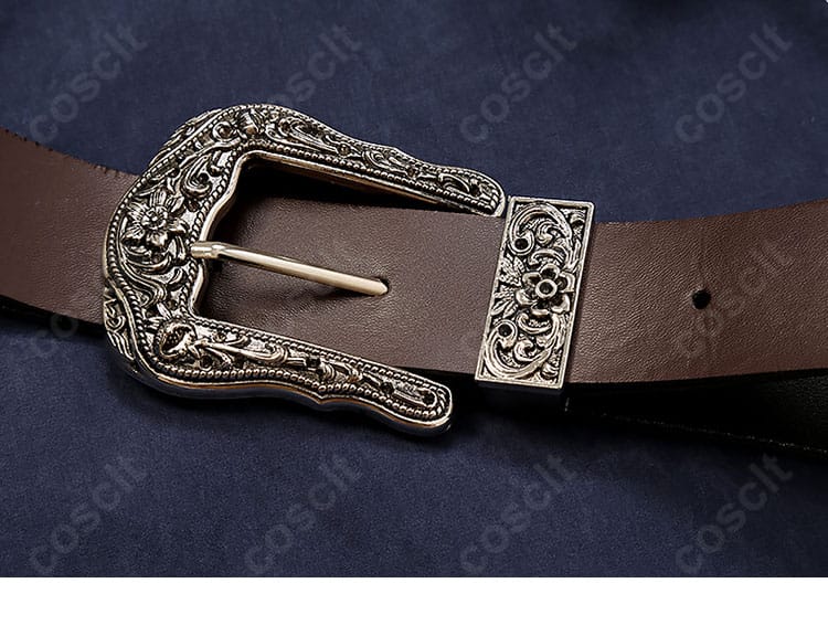 オベロン 英霊博装コスプレ レザーベルト装飾のステッチと質感