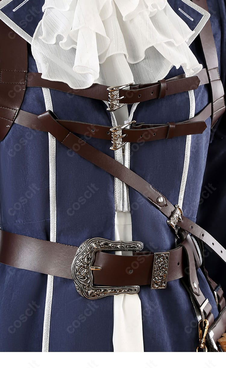 オベロン 英霊博装コスプレ 腰ベルト装飾の金具と取り付け構造