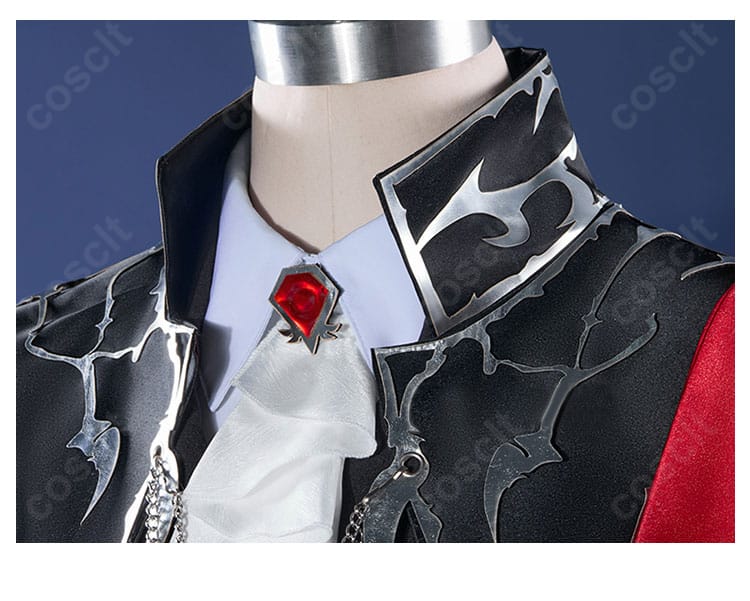 ジョゼフ衣装の襟元刺繍ディテール（クラシカルな意匠を再現）