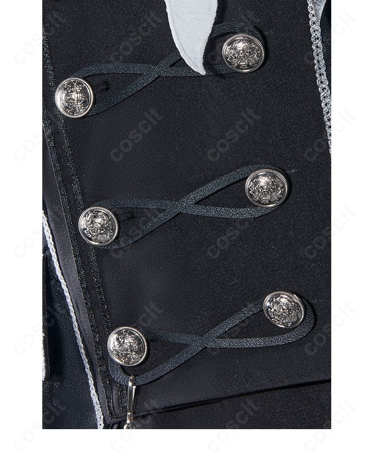 ジョゼフ衣装 ラペル（門襟）周りの装飾ディテールと縫製仕上げ