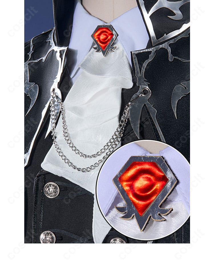 ジョゼフ衣装のスカーフ／領巾デザインと結びの形状