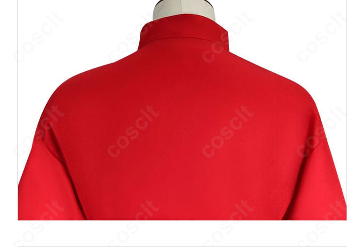 らんま1/2 早乙女乱馬 チャイナ服の背面ディテール。背面のカッティングと生地感を拡大で表現。