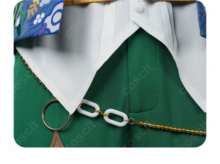 Eden『TRIP』衣装の腰部装飾ディテール。チェーンとベルト周辺の作り