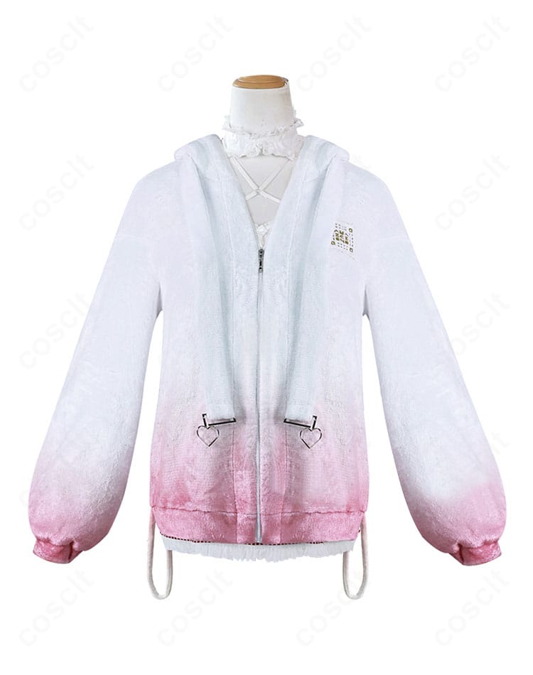 宝鐘マリン部屋着コスプレ衣装の正面全体。配色とシルエットの確認用