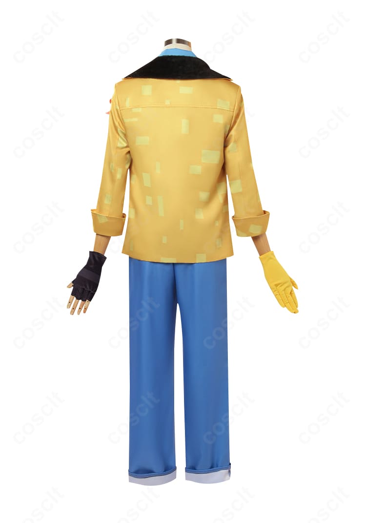 第五人格 フロリアン・ブランド コスプレ衣装の背面全体(背面装飾と裾の長さ)