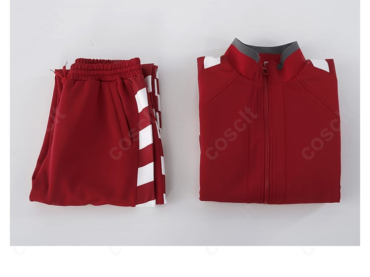 ペルソナ5 秀尽学園高校 ジャージ コスプレ衣装のセット内容(上着・パンツ)並び画像