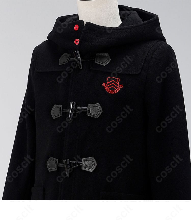 ペルソナ5 雨宮蓮 冬服コートの胸元ディテール。特徴的な意匠を丁寧に再現。