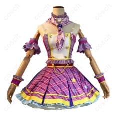 アイカツ！紫吹蘭 コスプレ衣装 高再現度で撮影映え、快適な着用感でイベントに最適 - 1枚目の画像（サムネイル）