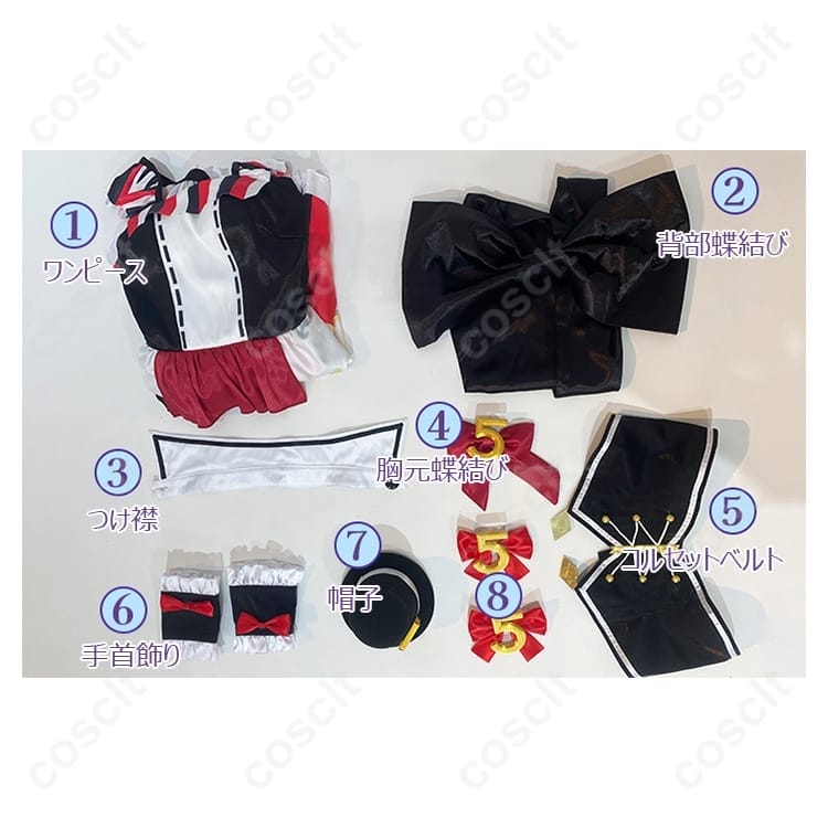 プリパラ 北条そふぃ 5周年コスプレ衣装。コルセット付きで高再現、撮影映え抜群 - 5枚目の画像