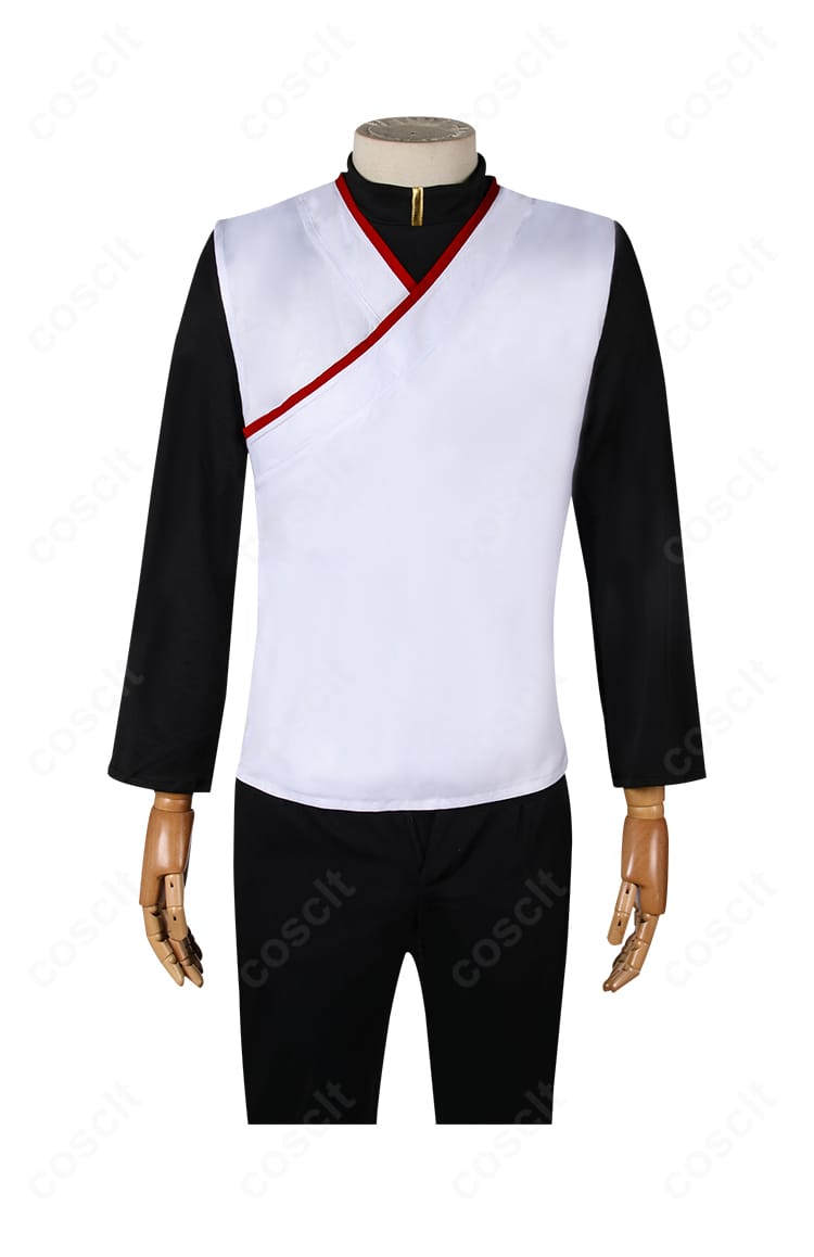 ウェイコスプレのインナー正面ディテール。襟元から胸元の切り替えと質感を近接で表現。