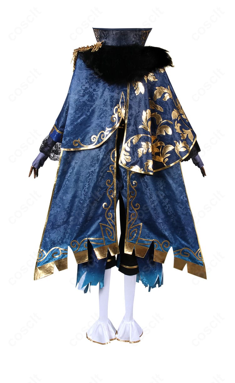 第五人格 隠者(アルヴァ・ロレンツ)衣装の背面。マントと背面装飾の仕上がりを詳細に撮影