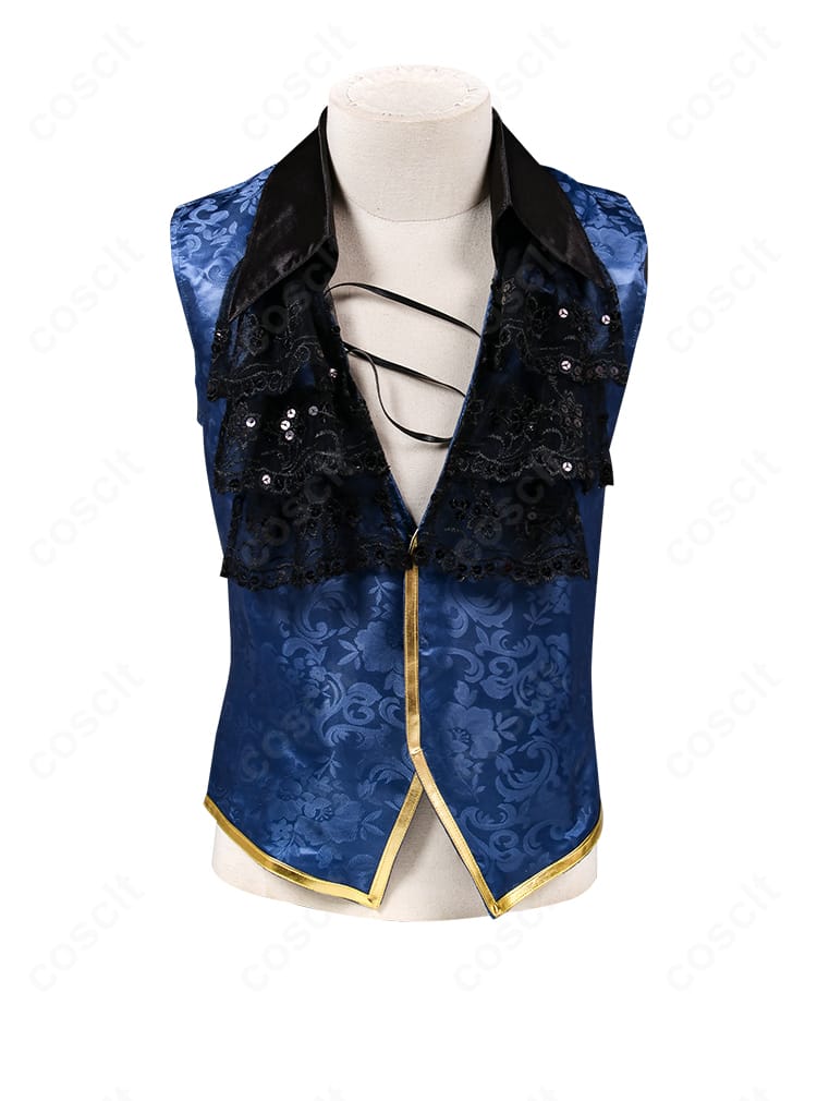 インナーの意匠をクローズアップ。胸元の刺繍と縫製ラインで高級感を表現したディテール