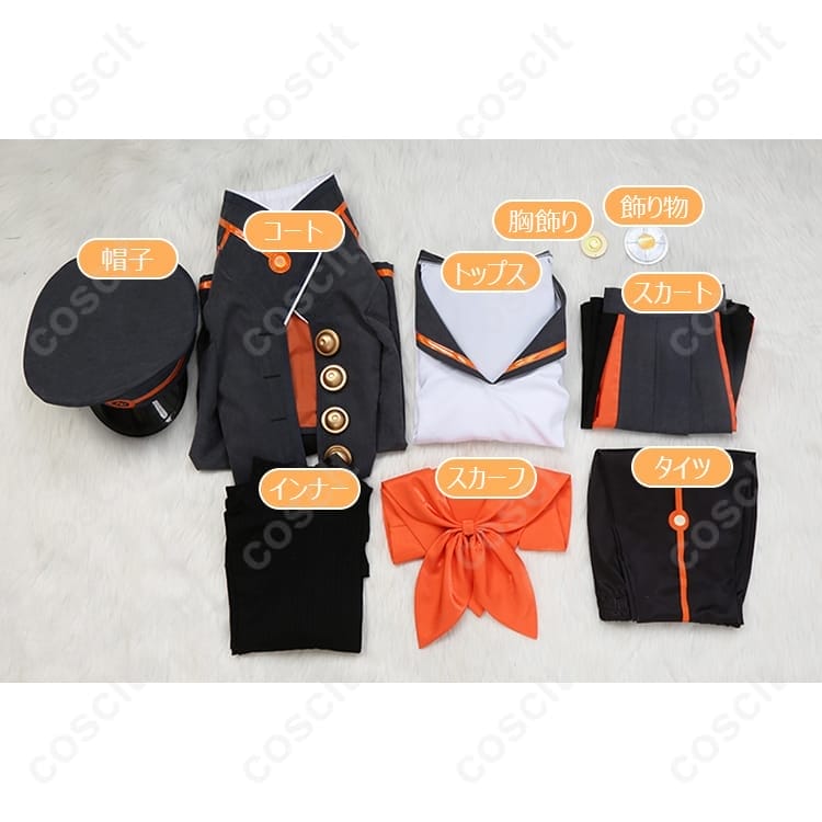 FGO 岸波白野（ザビ子）学園制服コート一式｜清楚シルエットで高再現、イベント＆撮影に最適 - 8枚目の画像