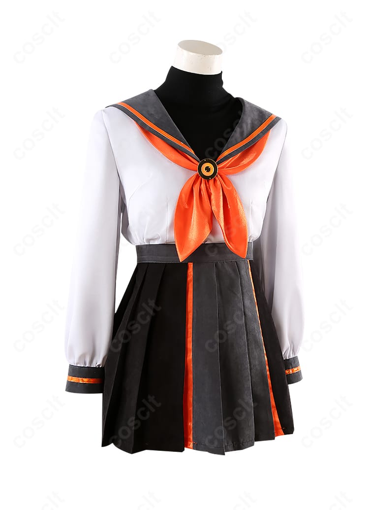 FGO 岸波白野(ザビ子)コスプレ衣装 襟元ディテール。襟周りの刺繍と縫製、色合わせを拡大で確認。