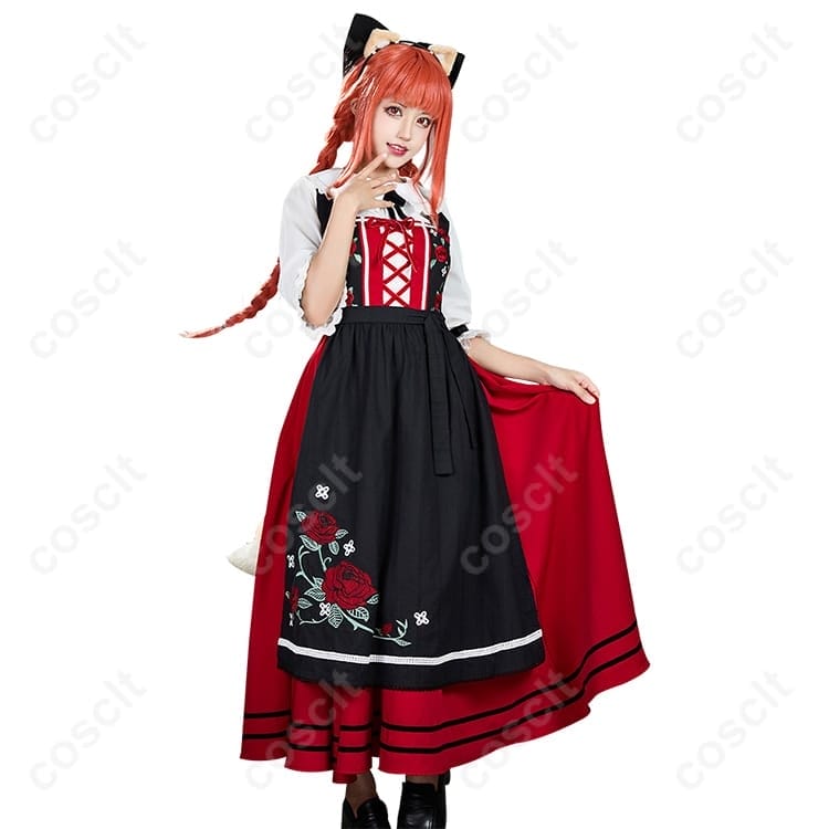 狼と香辛料 ホロ アルザス民族衣装 再現度重視の上品ドレス。撮影・イベントに最適 - 4枚目の画像