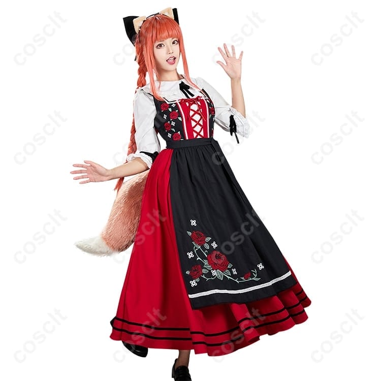 狼と香辛料 ホロ アルザス民族衣装 再現度重視の上品ドレス。撮影・イベントに最適 - 5枚目の画像