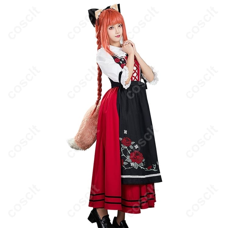 狼と香辛料 ホロ アルザス民族衣装 再現度重視の上品ドレス。撮影・イベントに最適 - 3枚目の画像