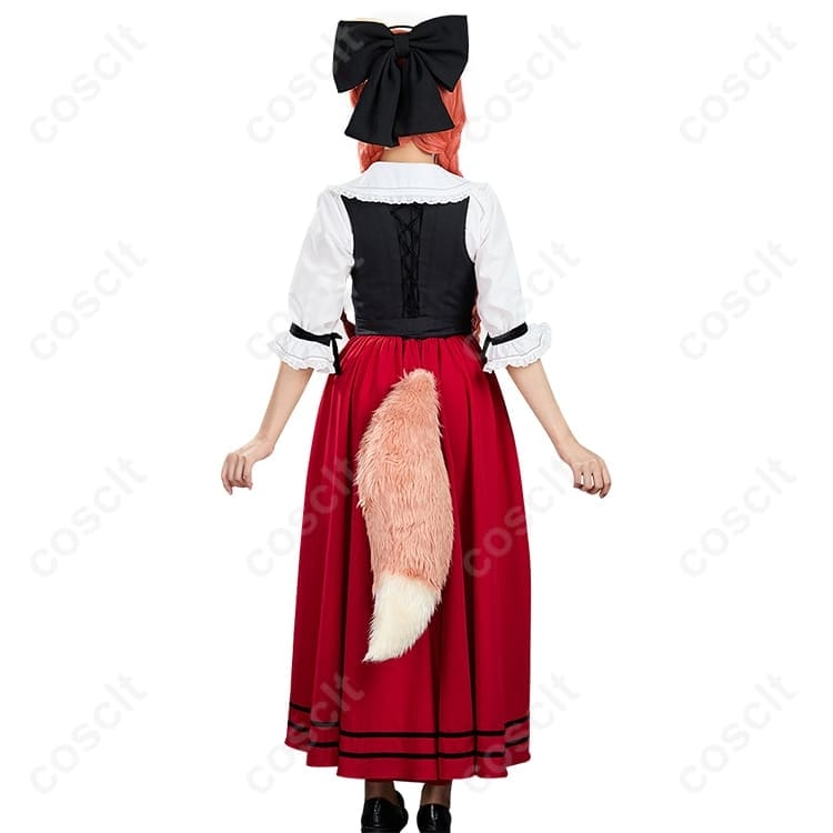 狼と香辛料 ホロ アルザス民族衣装 再現度重視の上品ドレス。撮影・イベントに最適 - 6枚目の画像