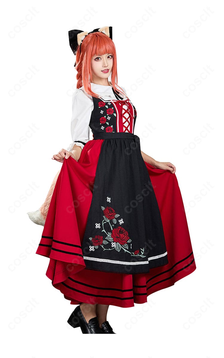 ホロ衣装右側に配された装飾パーツのクローズアップ画像