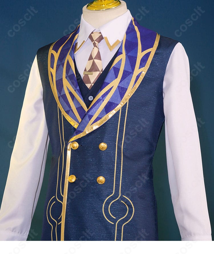 門襟部分の装飾ディテール。縁取りと配色のコントラストが映える。