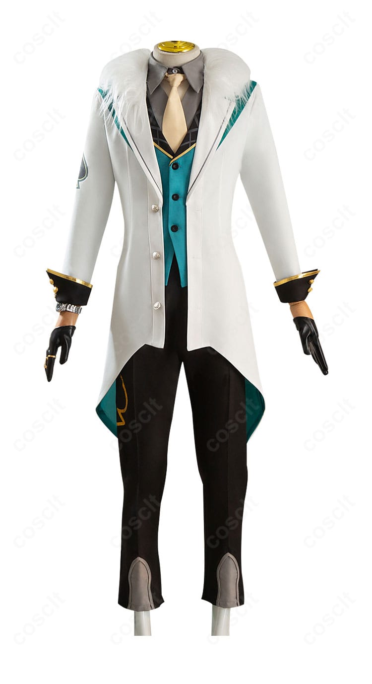 アベンチュリン コスプレ衣装のフロントディテール。装飾と配色、ベストの見え方が分かる近景