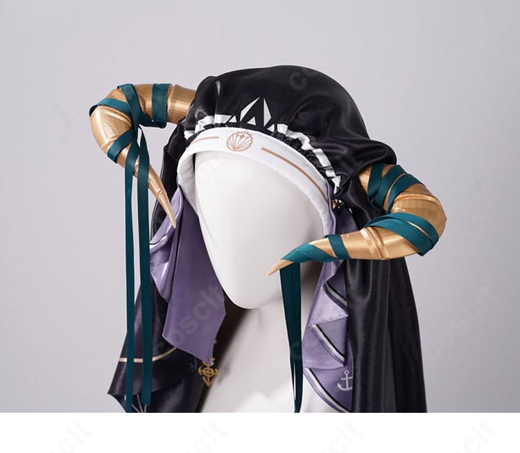 ホロライブ 宝鐘マリン ヘッドアクセ側面の装飾構成クローズアップ