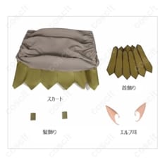 ダンジョン飯 リシオン コスプレ衣装。薄手で快適、はだけにくい設計で撮影もイベントも高再現 - 7枚目の画像（サムネイル）