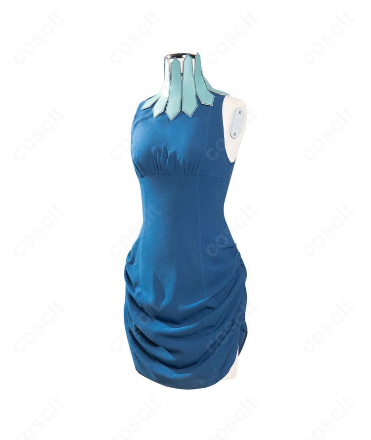 ダンジョン飯 マルシル・ドナトー コスプレ衣装の左側面。落ち着いた色味とフィット感