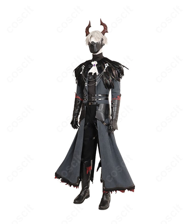 セフィロス コスプレ衣装の左側ディテール。袖と手甲、コートのラインがイベント向けに映える構成。