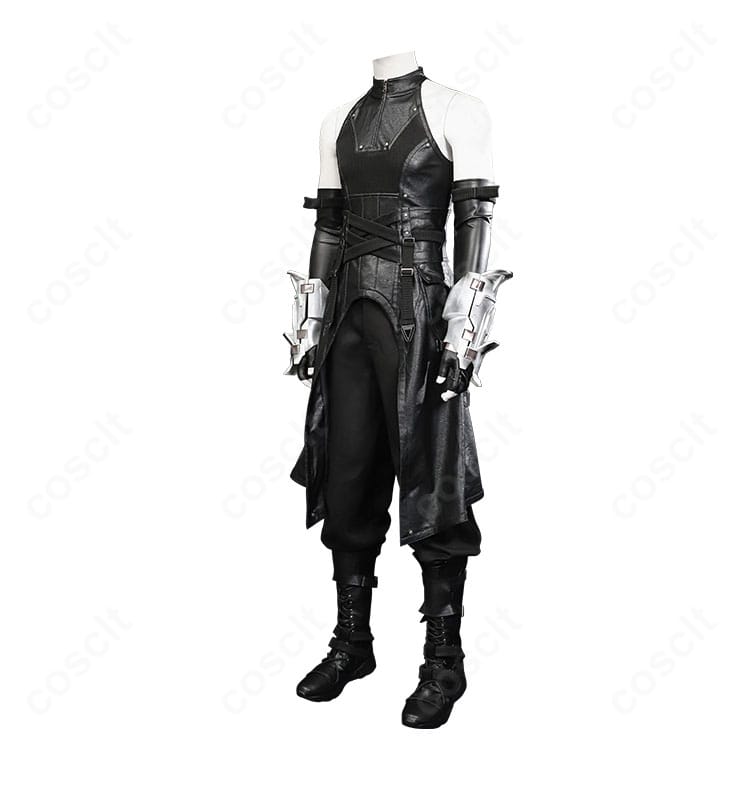 セフィロス 羽刃の修験装コスプレの左側面。袖口の形状、手甲の造形、裾のドレープが確認できる角度