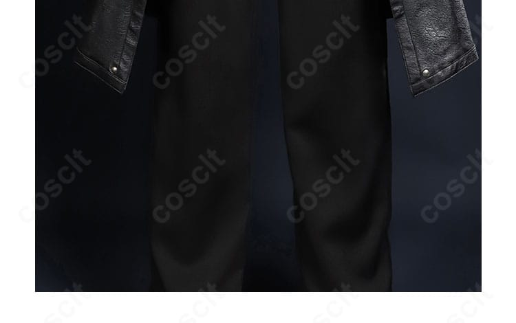 セフィロス 羽刃の修験装コスプレのズボン。シルエット、ステッチ、裾幅など下半身のディテール写真