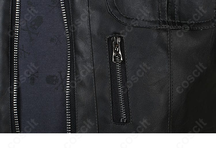 ノクティス衣装のポケット周辺ディテールの拡大写真