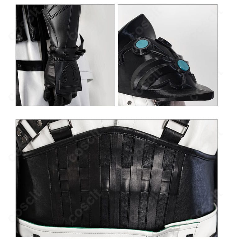 手甲・肩鎧・腰部アーマーの細部。軽量でありながら硬質感ある仕上げ