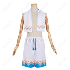 原神 空 ナタ温泉コスプレ衣装。軽量通気で長時間快適、写真映えする高再現ディテール - 1枚目の画像（サムネイル）