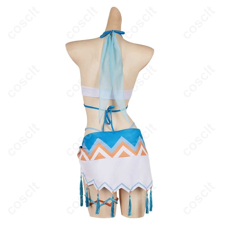 原神 蛍 ナタ温泉水着コスプレ衣装｜通気性と再現度を両立、撮影会・イベント向け - 4枚目の画像