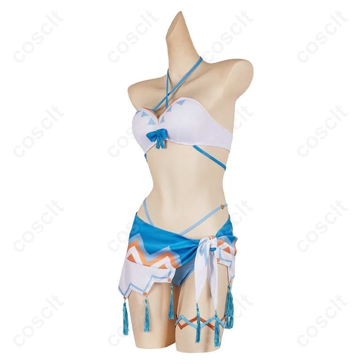 原神 蛍 ナタ温泉水着コスプレ衣装｜通気性と再現度を両立、撮影会・イベント向け - 2枚目の画像