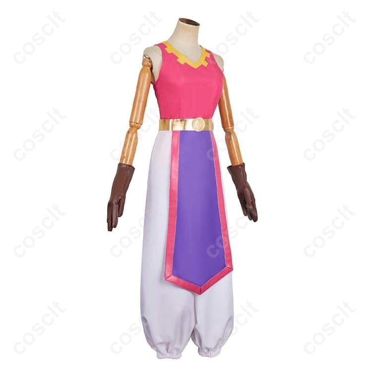 ゼルダの伝説 ゼルダ姫 コスプレ衣装 再現度重視で軽量、イベントから撮影まで - 3枚目の画像