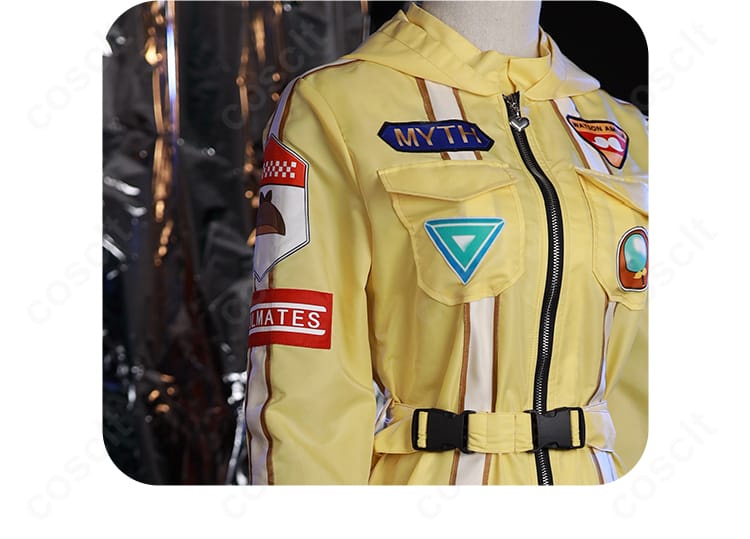 ワトソン・アメリア宇宙服の肩から袖にかけての装飾ディテール。立体感とハリ感を捉えた画像