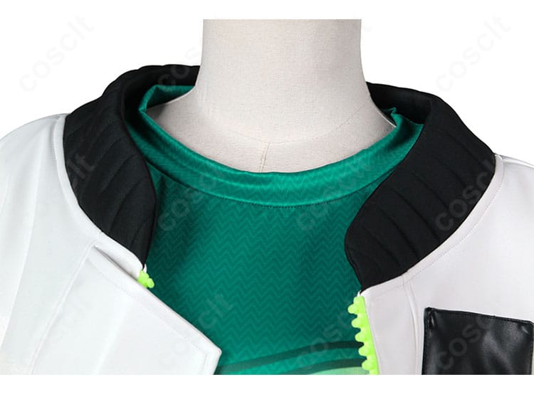 デッドロック衣装の襟元装飾、精緻な刺繍と配置バランスのアップ