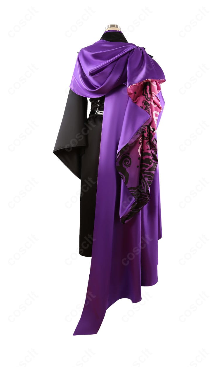 Fate/Grand Order エドモン・ダンテス 英霊博装衣装背面。マントのドレープと背面装飾まで作り込み。