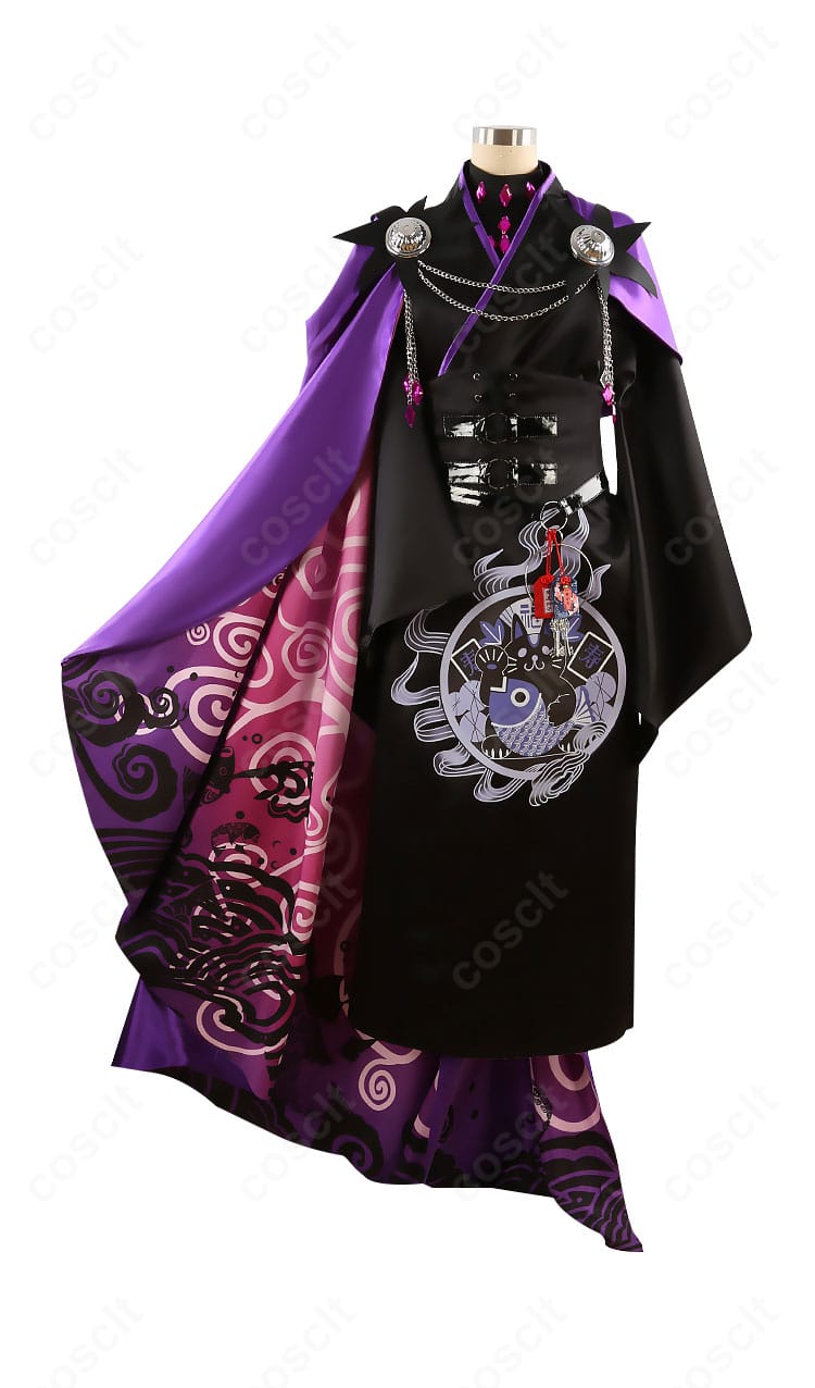 Fate/Grand Order エドモン・ダンテス 英霊博装コスチューム正面全体。重厚なマントと和装シルエットを忠実に再現。