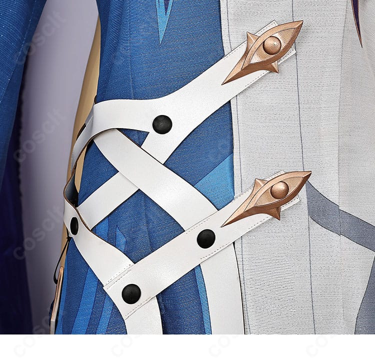 サンデー新衣装の帯・サッシュ部。装飾モチーフの意匠が美しく配置されたアクセント。